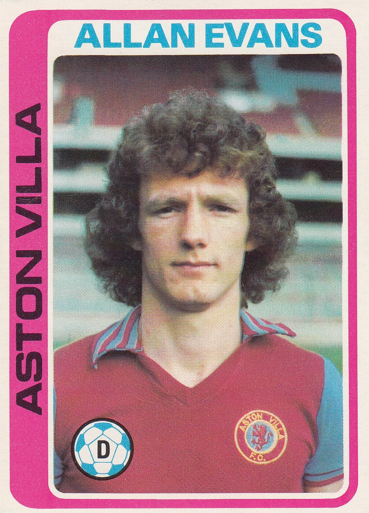 289. Allan Evans - Aston Villa