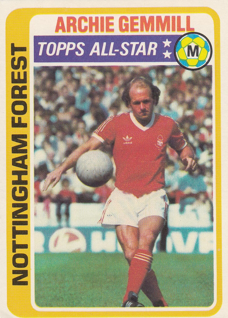 325. Archie Gemmill - Nottingham Forest - Topps All-Star