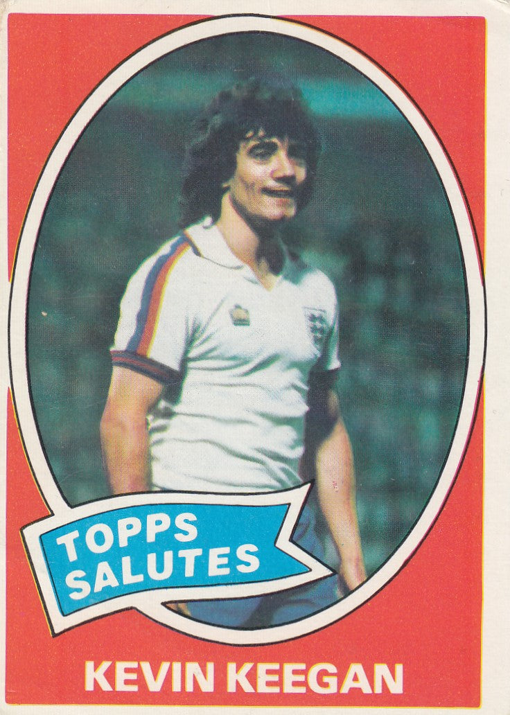 305. KEVIN KEEGAN - HAMBURGER SV - TOPPS SALUTES