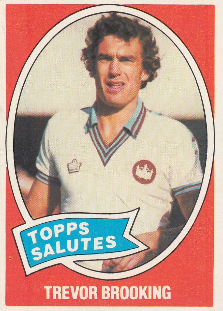 303. Trevor Brooking - England - Topps salutes
