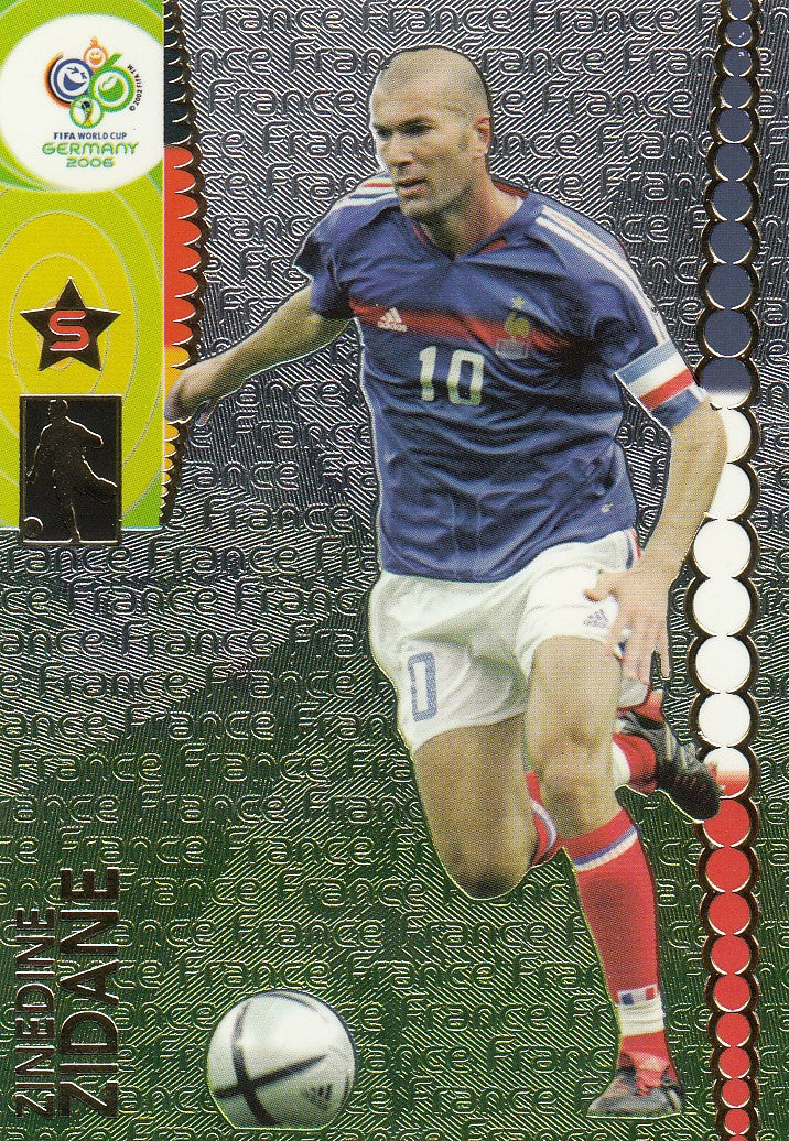 106. ZINEDINE ZIDANE - FRANCE - RARE FOIL