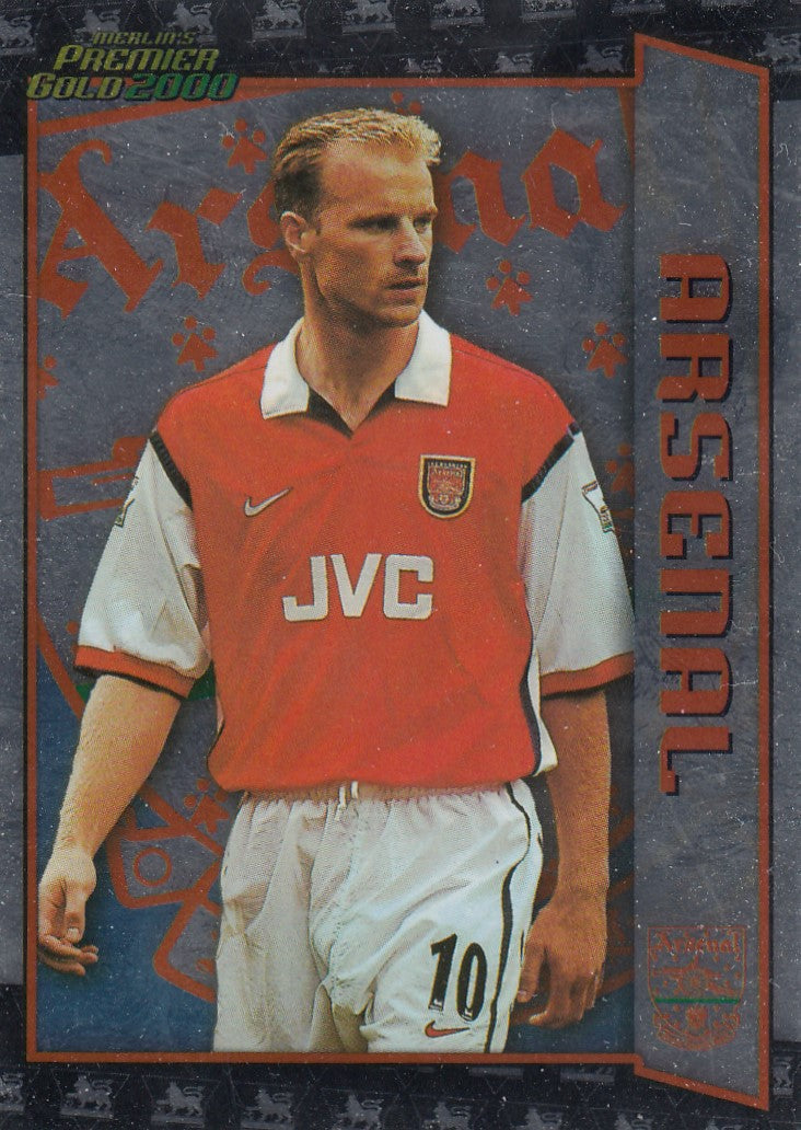 B01. DENNIS BERGKAMP - ARSENAL - CLUB CARD
