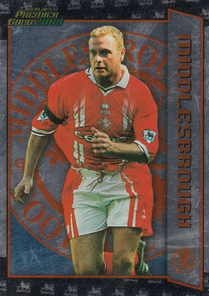 B12. PAUL GASCOIGNE - MIDDLESBROUGH - CLUB CARD