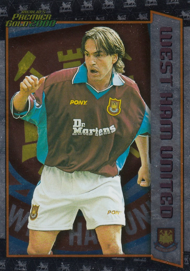 B19. EYAL BERKOVIC - WEST HAM UNITED - CLUB CARD
