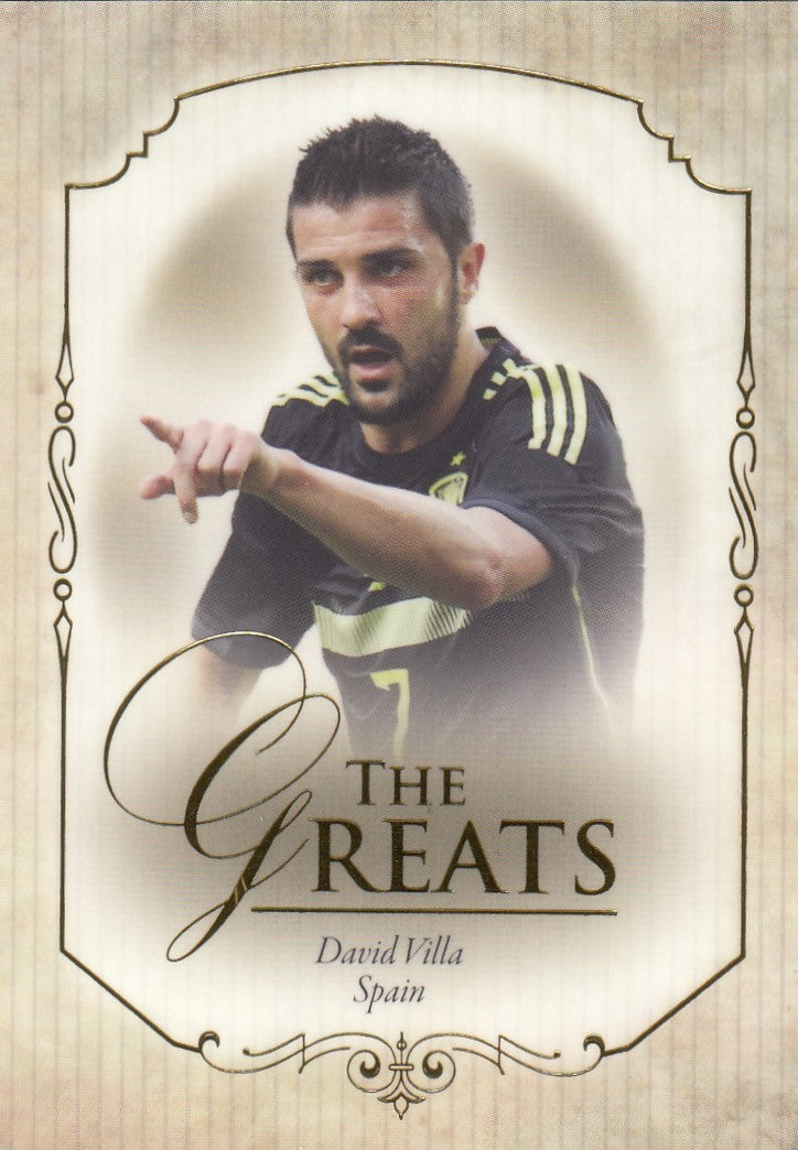 119. DAVID VILLA - SPAIN - THE GREATS