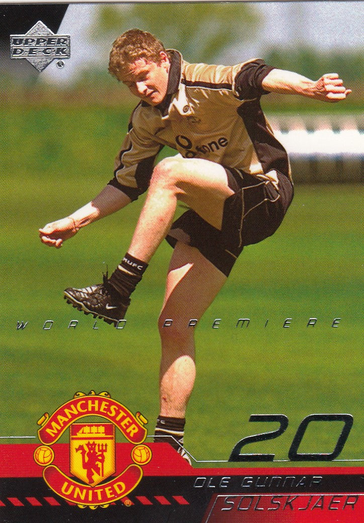 038. OLE GUNNAR SOLSKJAER - MANCHESTER UNITED - WORLD PREMIERE
