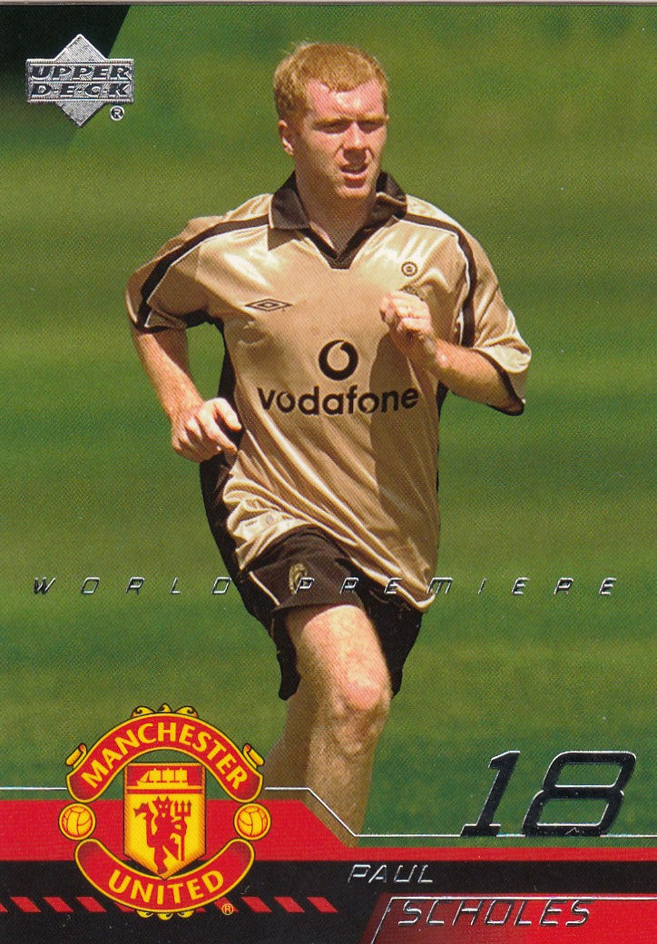 035. PAUL SCHOLES - MANCHESTER UNITED - WORLD PREMIERE