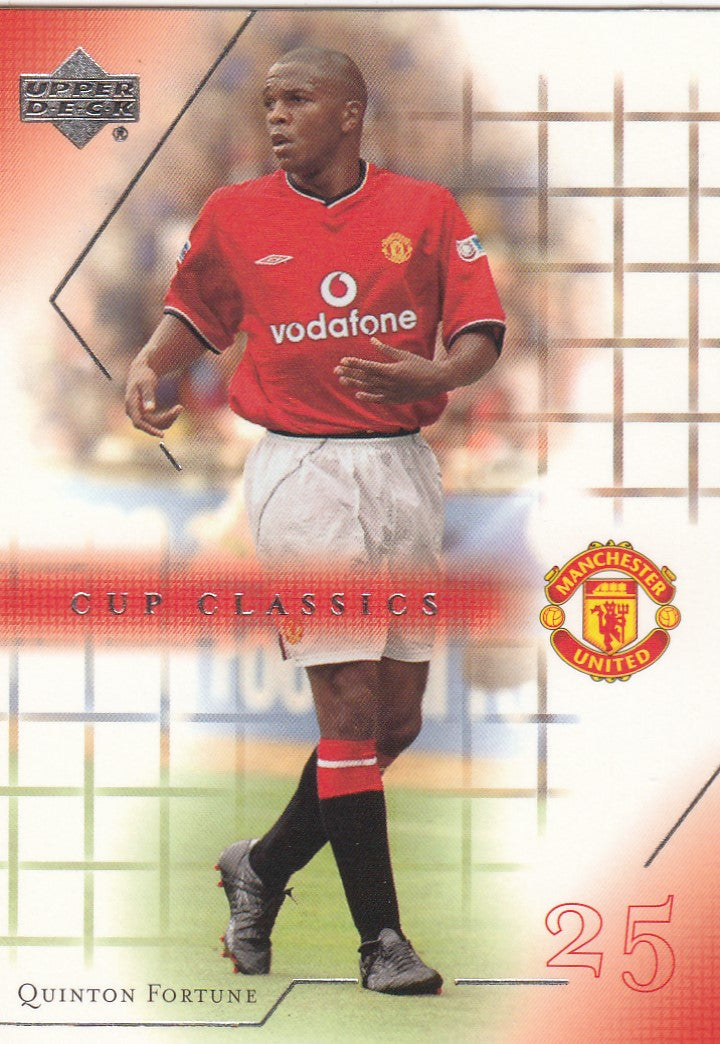 095. QUINTON FORTUNE - MANCHESTER UNITED - CUP CLASSICS