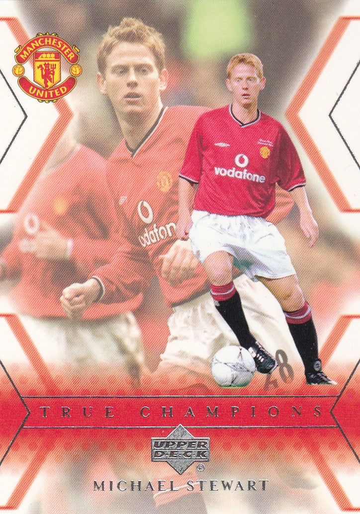 129. MICHAEL STEWART - MANCHESTER UNITED - TRUE CHAMPIONS