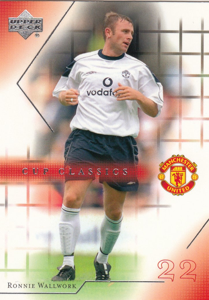 098. RONNIE WALLWORK - MANCHESTER UNITED - CUP CLASSICS