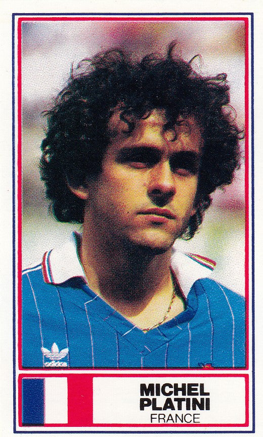 MICHEL PLATINI - FRANCE - CIGARETTE CARD