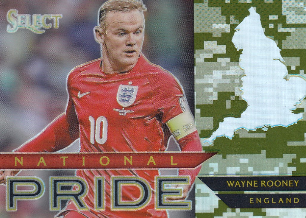016. WAYNE ROONEY - ENGLAND - SELECT CAMO PRIZM - NATIONAL PRIDE - #249