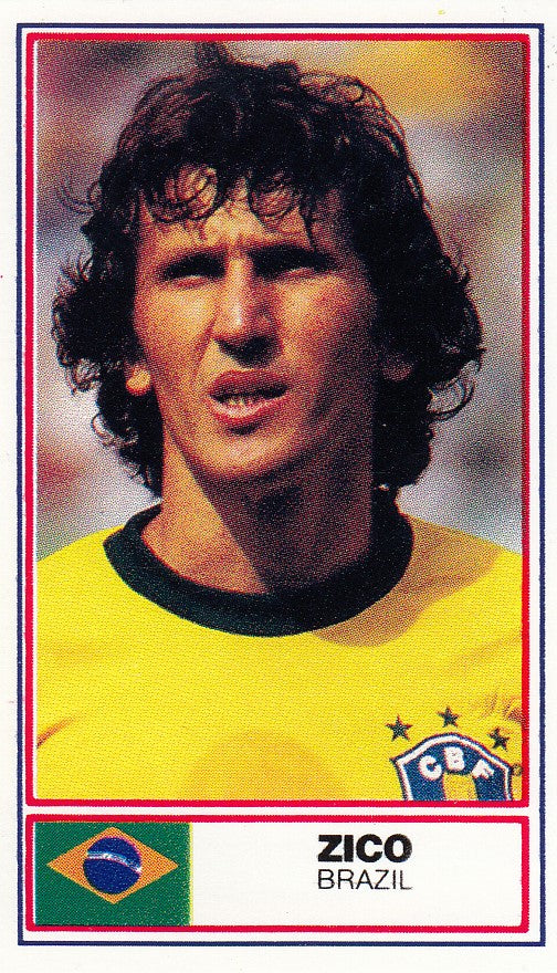 ZICO - BRAZIL - CIGARETTE CARD