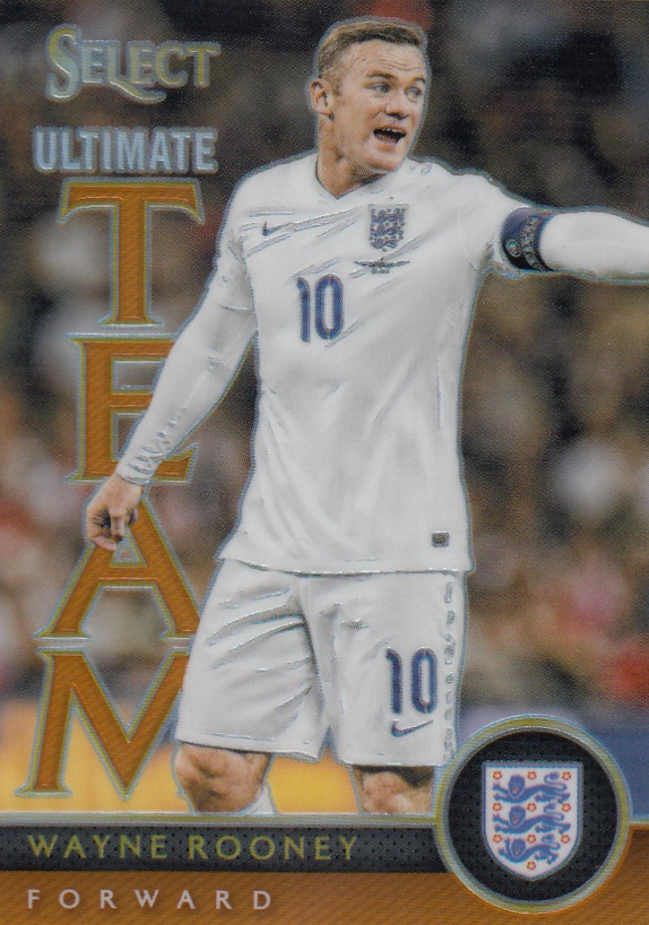 018. WAYNE ROONEY - ENGLAND - SELECT ORANGE PRIZM - ULTIMATE TEAM - #149
