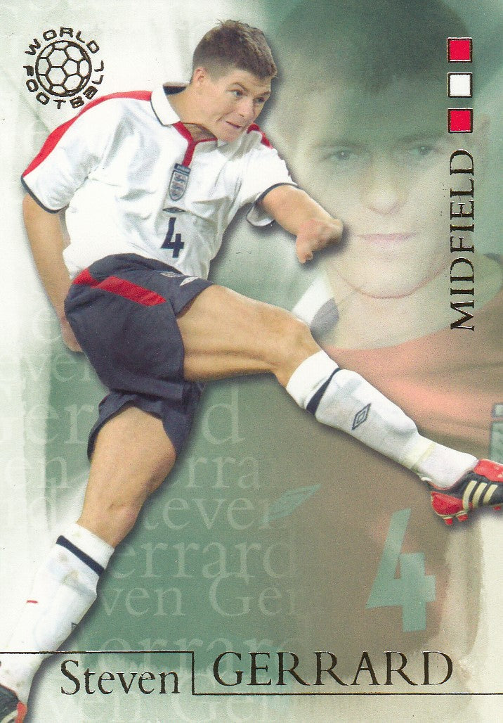 24. STEVEN GERRARD - ENGLAND - MIDFIELD