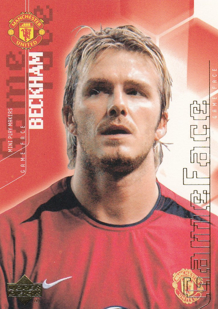 088. DAVID BECKHAM - MANCHESTER UNITED - GAME FACE