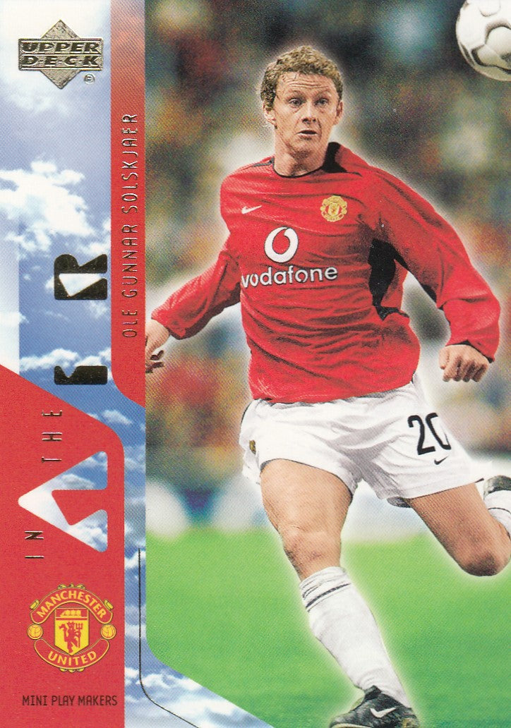 044. OLE GUNNAR SOLSKJAER - MANCHESTER UNITED - IN THE AIR