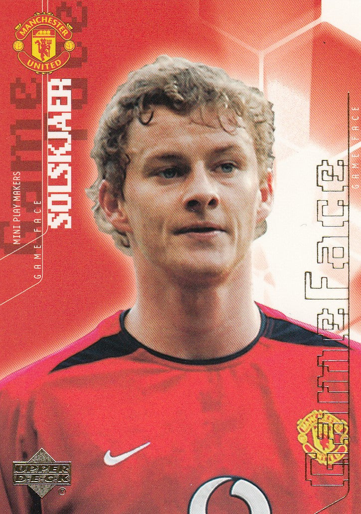 082. OLE GUNNER SOLSKJAER - MANCHESTER UNITED - GAME FACE
