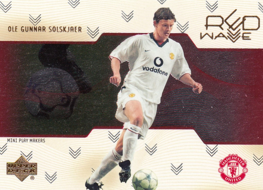 RW2. OLE GUNNAR SOLSKJAER - MANCHESTER UNITED - INSERT - RED WAVE