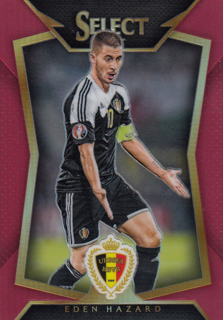 084. EDEN HAZARD - BELGIUM - RED PRIZM - #199