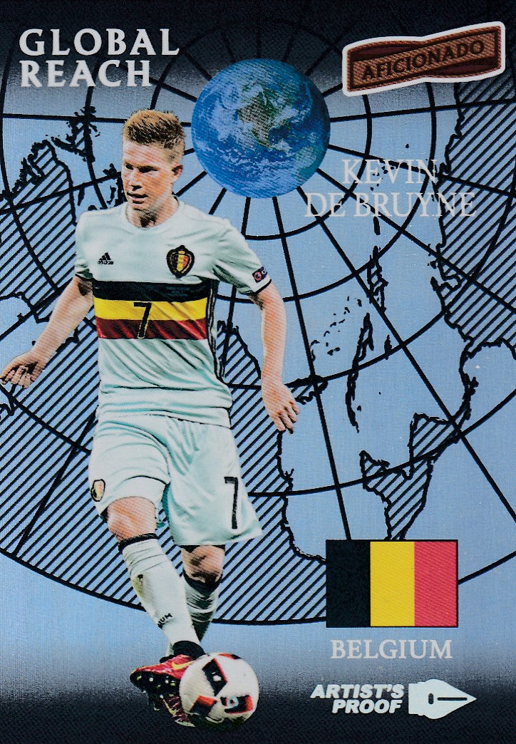 161. KEVIN DE BRUYNE - BELGIUM - GLOBAL REACH - ARTIST`S PROOF SILVER