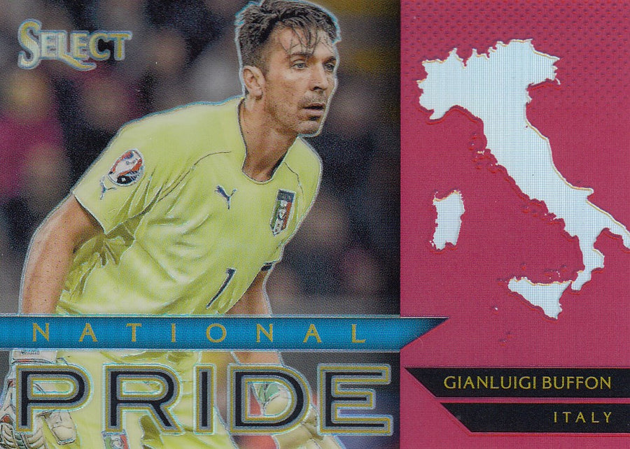 025. GIANLUIGI BUFFON - ITALIA - NATIONAL PRIDE - SELECT RED PRIZM - #199