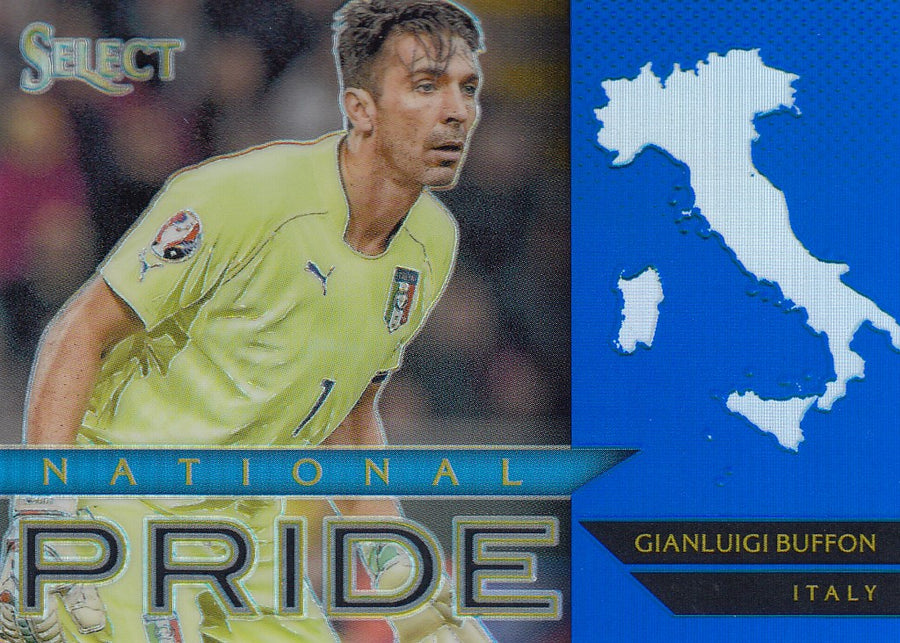 025. GIANLUIGI BUFFON - ITALIA - NATIONAL PRIDE - SELECT BLUE PRIZM - #299