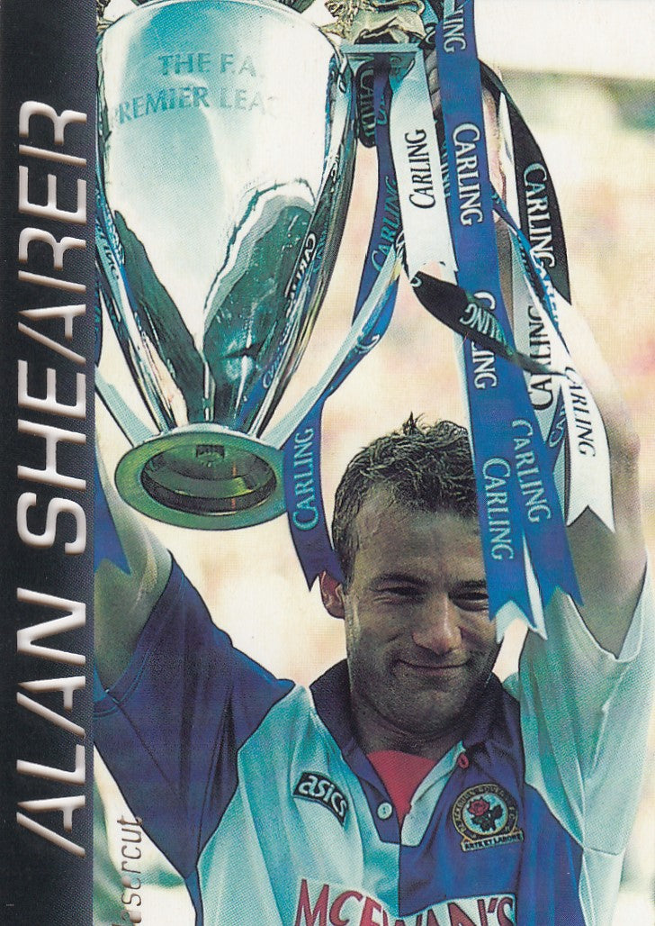 LC-4/5. ALAN SHEARER - BLACKBURN - TOP SCORER - INSERT - LASERCUT
