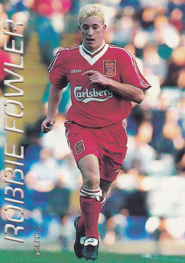 LC-5/5. ROBBIE FOWLER - LIVERPOOL - ROOKIE OF THE YEAR - INSERT - LASERCUT