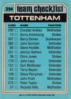 394. TOTTENHAM - CHECKLIST - UKRYSSET