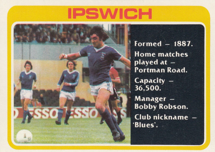 384. IPSWICH - CHECKLIST - UKRYSSET