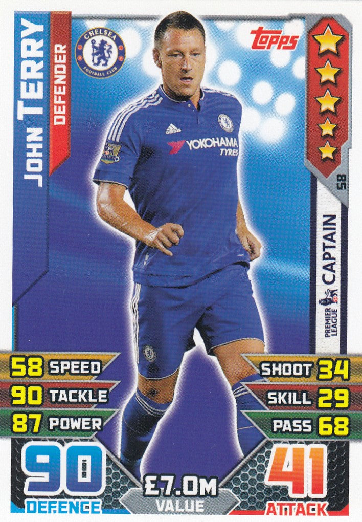 058. JOHN TERRY - CHELSEA - DEFENDER - CAPTAIN