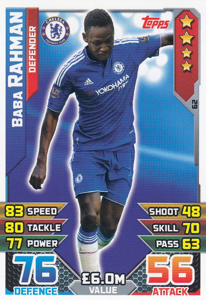 062. BABA RAHMAN - CHELSEA - DEFENDER