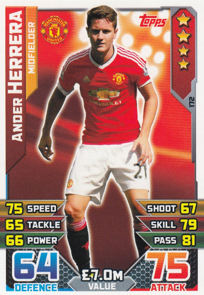 172. ANDER HERRERA - MANCHESTER UNITED - MIDFIELDER