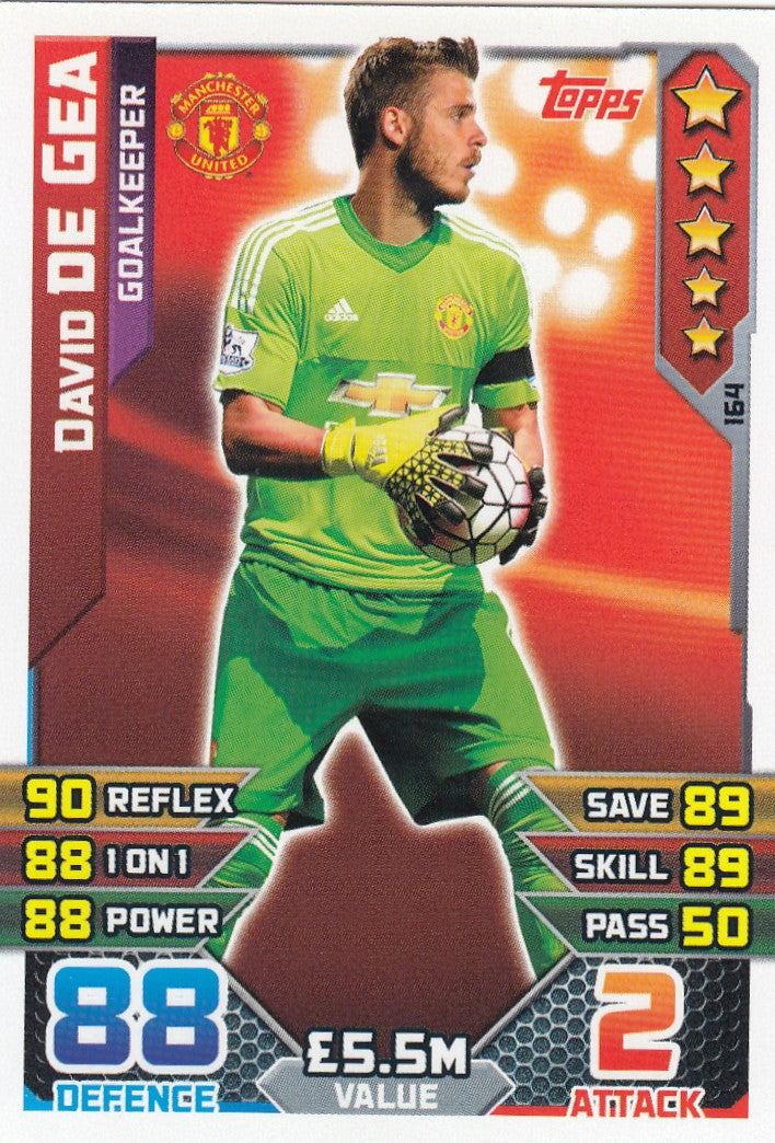 164. DAVID DE GEA - MANCHESTER UNITED - GOALKEEPER
