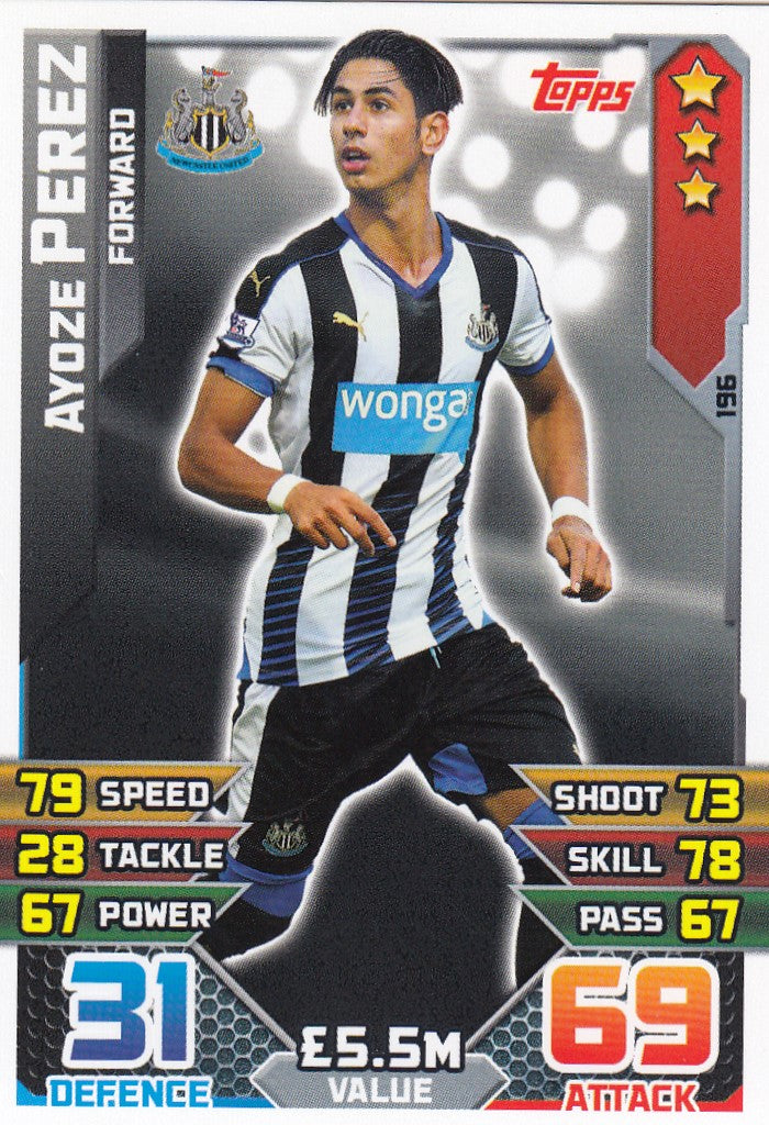 196. AYOZE PEREZ - NEWCASTLE - FORWARD
