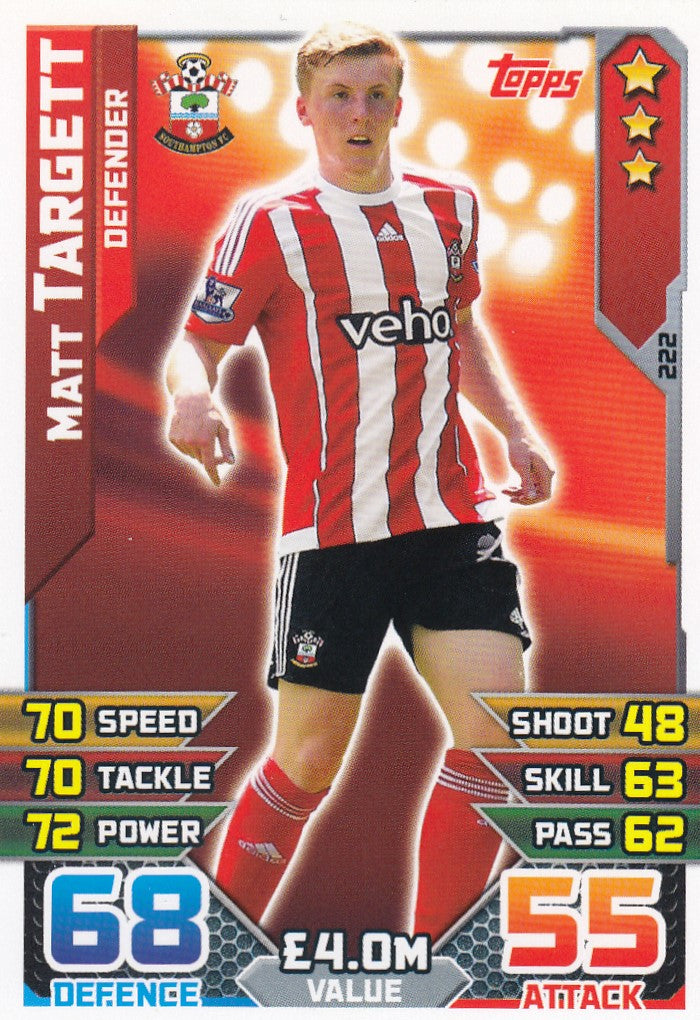 222. MATT TARGETT - SOUTHAMPTON - DEFENDER