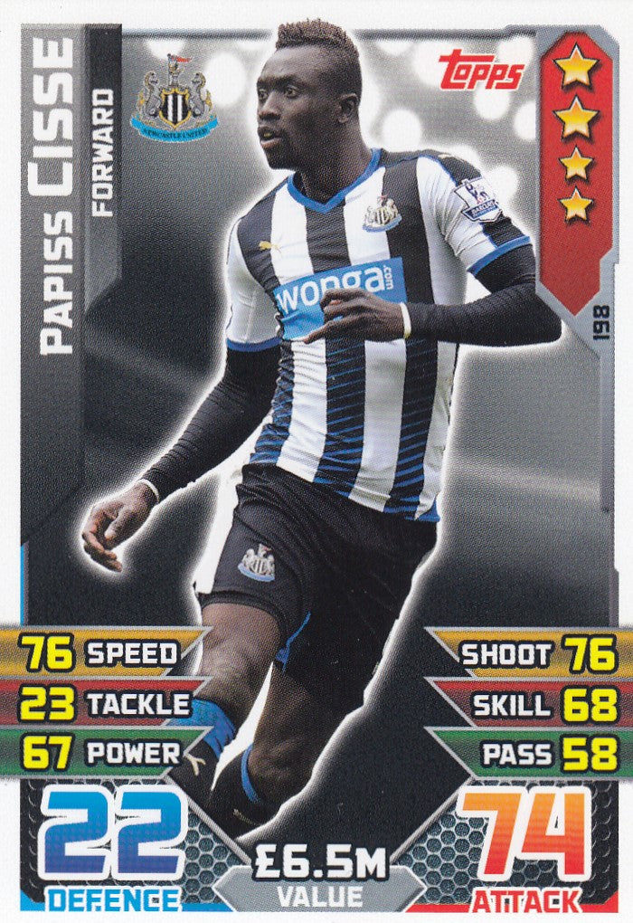 198. PAPISS CISSE - NEWCASTLE - FORWARD