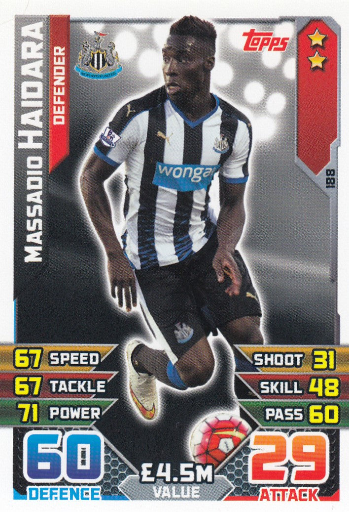 188. MASSADIO HAIDARA - NEWCASTLE - DEFENDER