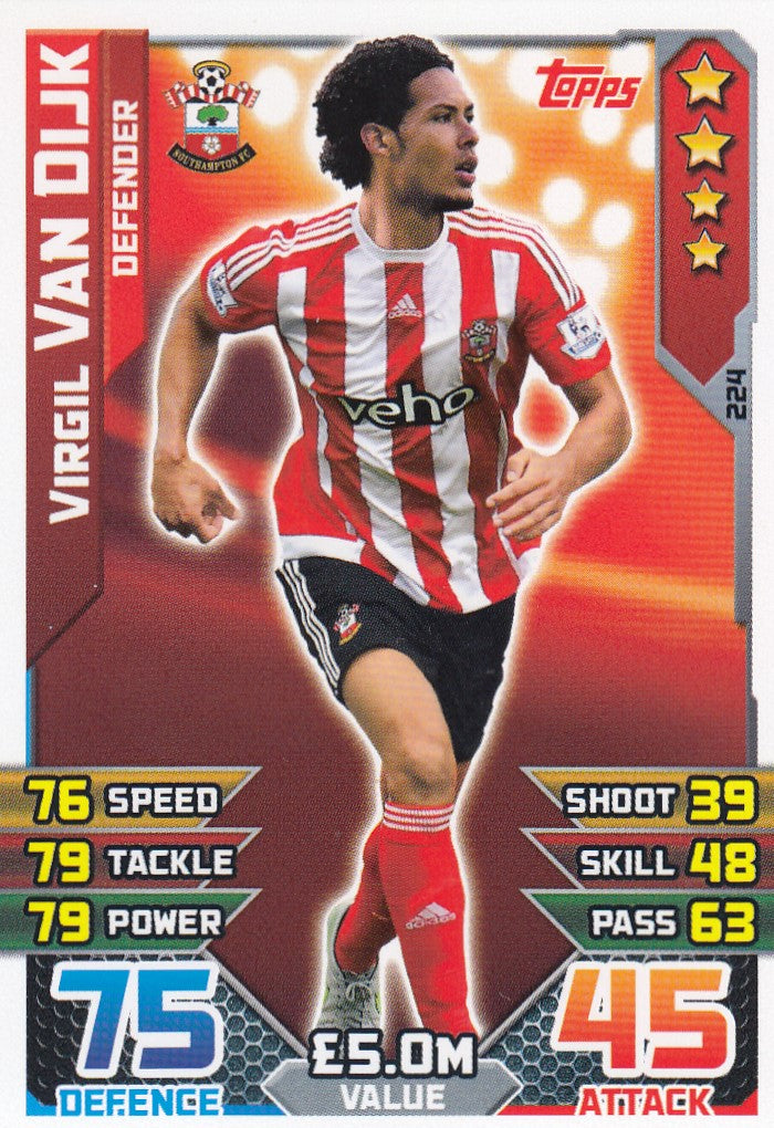 224. VIRGIL VAN DIJK - SOUTHAMPTON - DEFENDER