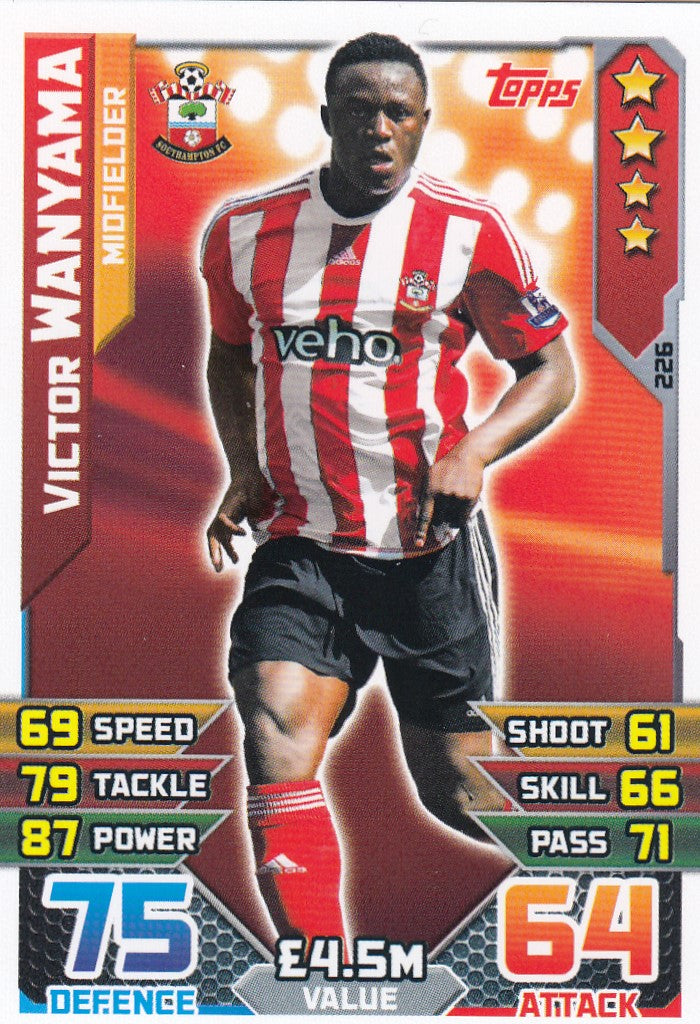 226. VICTOR WANYAMA - SOUTHAMPTON - MIDFIELDER