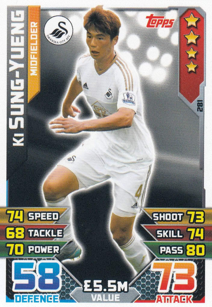 281. KI SUNG-YUENG - SWANSEA - MIDFIELDER