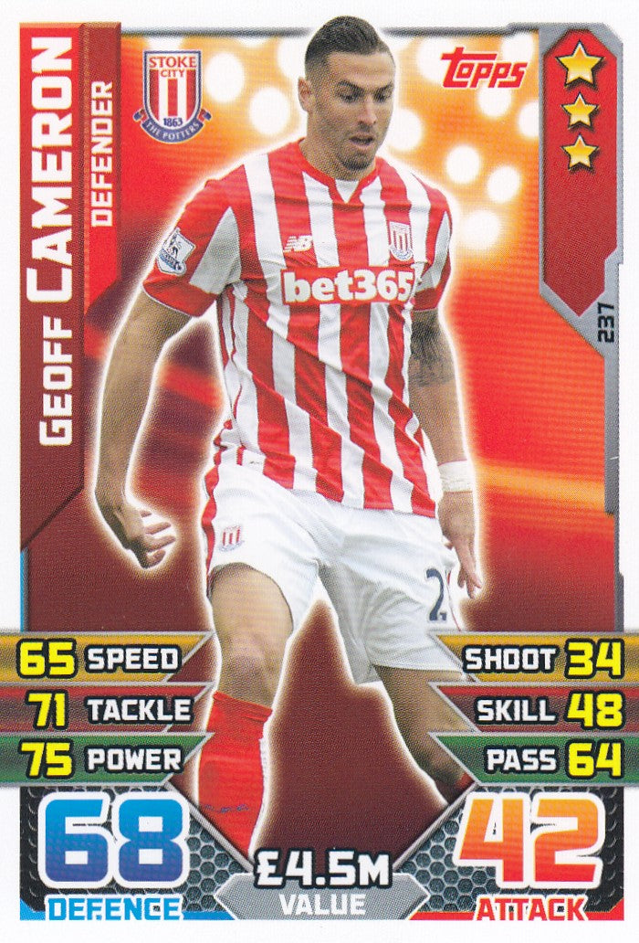 237. GEOFF CAMERON - STOKE - DEFENDER