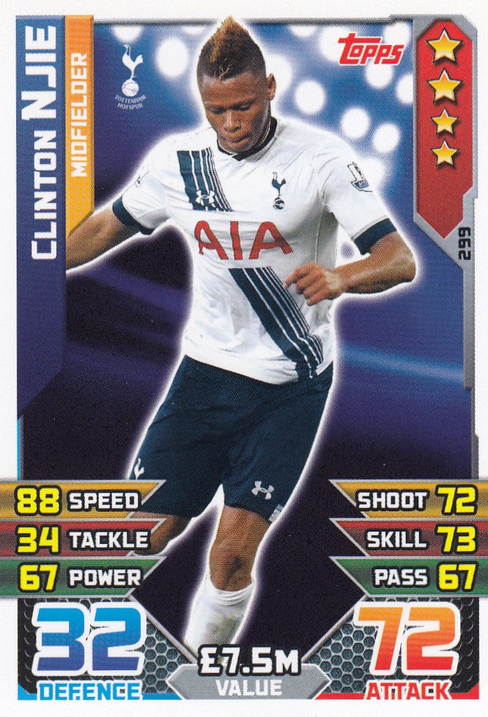 299. CLINTON NJIE - TOTTENHAM - MIDFIELDER