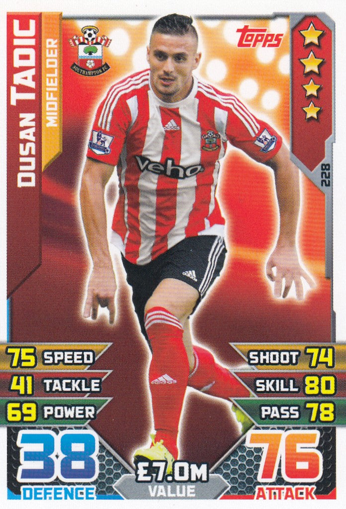 228. DUSAN TADIC - SOUTHAMPTON - MIDFIELDER