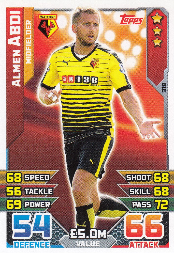 318. ALMEN ABDI - WATFORD - MIDFIELDER
