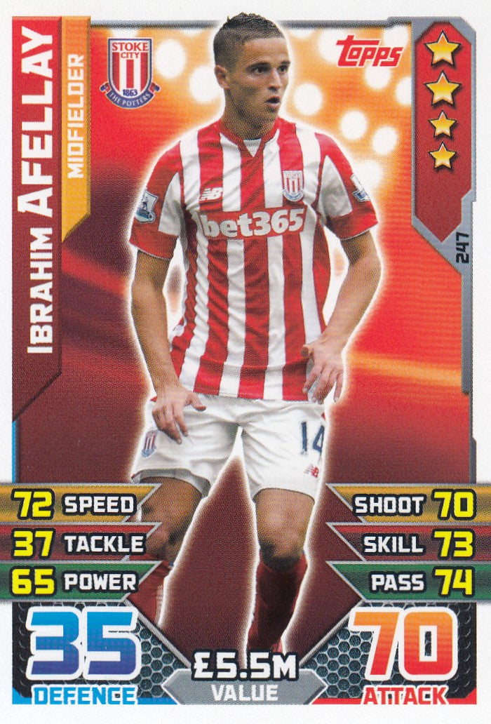 247. IBRAHIM AFELLAY - STOKE - MIDFIELDER