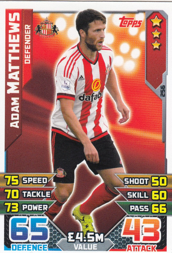 256. ADAM MATTHEWS - SUNDERLAND - DEFENDER