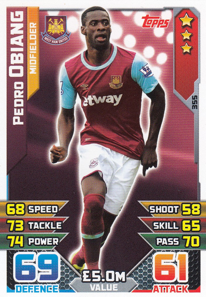 355. PEDRO OBIANG - WEST HAM - MIDFIELDER