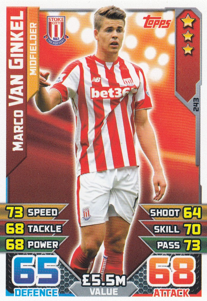 243. MARCO VAN GINKEL - STOKE - MIDFIELDER